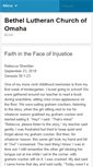 Mobile Screenshot of bethellutheranomaha.org